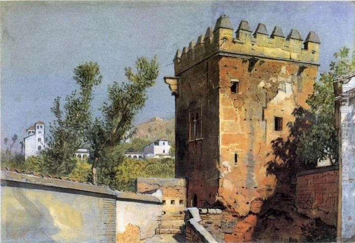 William Stanley Haseltine View from the Alhambra, Spain